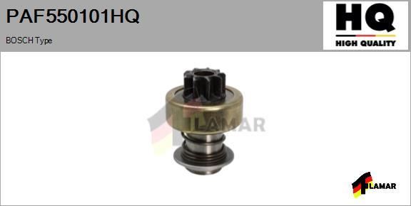 FLAMAR PAF550101HQ - Ведущая шестерня, бендикс, стартер www.autospares.lv