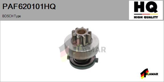 FLAMAR PAF620101HQ - Pinion, bendix, starter www.autospares.lv