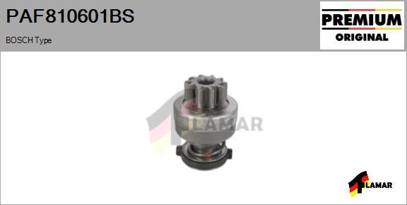 FLAMAR PAF810601BS - Pinion, bendix, starter www.autospares.lv