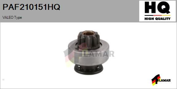 FLAMAR PAF210151HQ - Pinion, bendix, starter www.autospares.lv