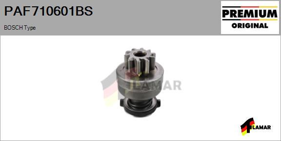 FLAMAR PAF710601BS - Pinion, bendix, starter www.autospares.lv