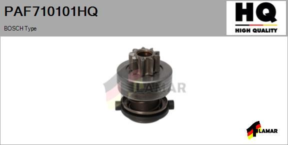 FLAMAR PAF710101HQ - Pinion, bendix, starter www.autospares.lv