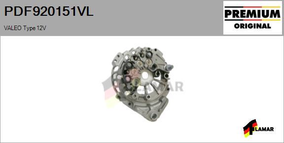 FLAMAR PDF920151VL - Rectifier, alternator www.autospares.lv