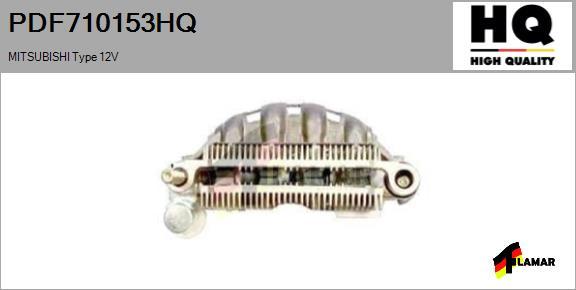 FLAMAR PDF710153HQ - Выпрямитель, диодный мост, генератор www.autospares.lv