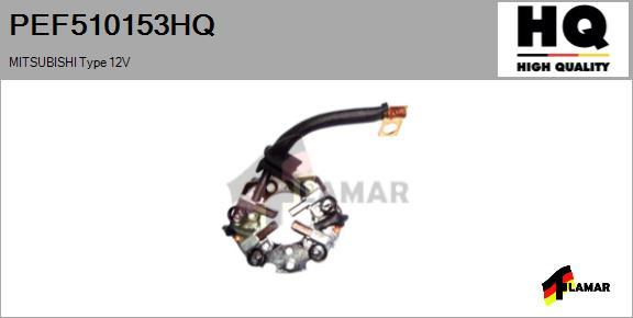 FLAMAR PEF510153HQ - Кронштейн, угольная щетка www.autospares.lv