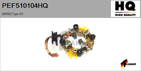 FLAMAR PEF510104HQ - Кронштейн, угольная щетка www.autospares.lv