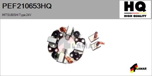 FLAMAR PEF210653HQ - Кронштейн, угольная щетка www.autospares.lv