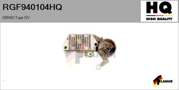 FLAMAR RGF940104HQ - Voltage regulator, alternator www.autospares.lv