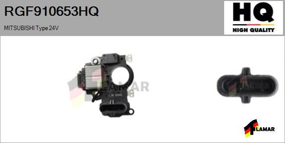 FLAMAR RGF910653HQ - Регулятор напряжения, генератор www.autospares.lv