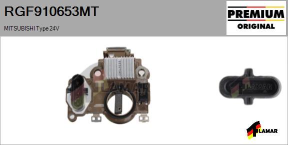 FLAMAR RGF910653MT - Ģeneratora sprieguma regulators autospares.lv