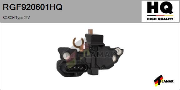 FLAMAR RGF920601HQ - Voltage regulator, alternator www.autospares.lv