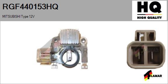 FLAMAR RGF440153HQ - Регулятор напряжения, генератор www.autospares.lv