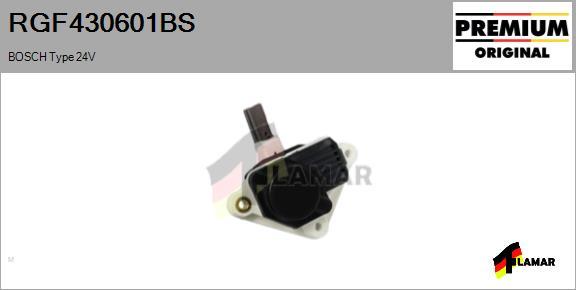 FLAMAR RGF430601BS - Ģeneratora sprieguma regulators autospares.lv