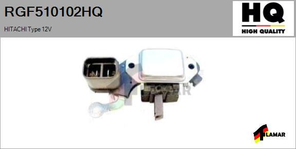 FLAMAR RGF510102HQ - Ģeneratora sprieguma regulators www.autospares.lv