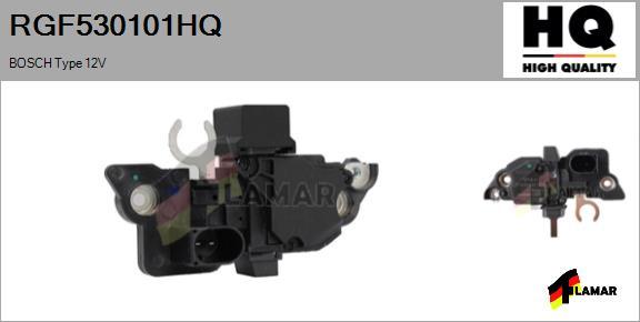 FLAMAR RGF530101HQ - Регулятор напряжения, генератор www.autospares.lv