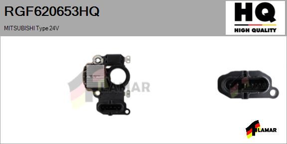 FLAMAR RGF620653HQ - Регулятор напряжения, генератор www.autospares.lv