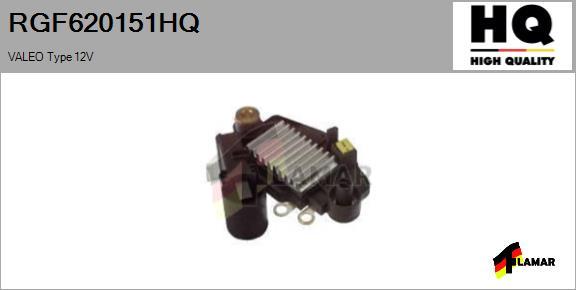 FLAMAR RGF620151HQ - Ģeneratora sprieguma regulators www.autospares.lv