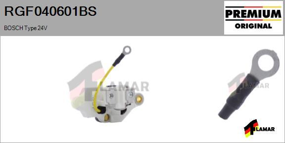 FLAMAR RGF040601BS - Ģeneratora sprieguma regulators autospares.lv