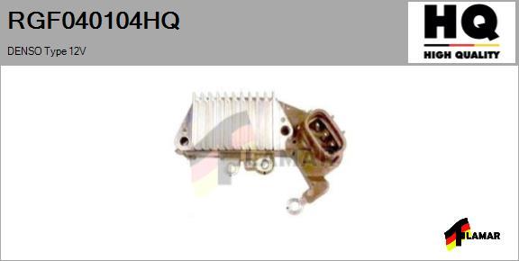 FLAMAR RGF040104HQ - Регулятор напряжения, генератор www.autospares.lv