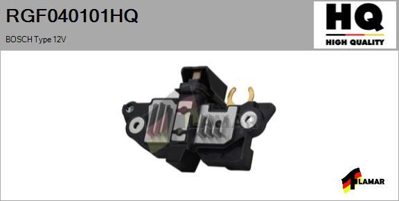 FLAMAR RGF040101HQ - Voltage regulator, alternator www.autospares.lv