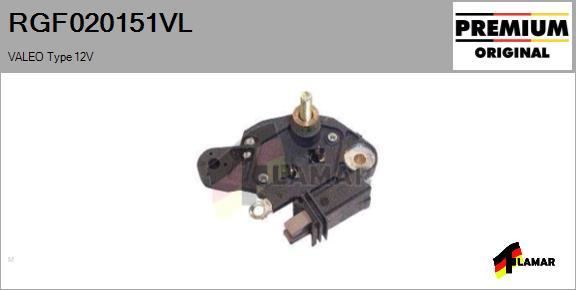 FLAMAR RGF020151VL - Ģeneratora sprieguma regulators www.autospares.lv