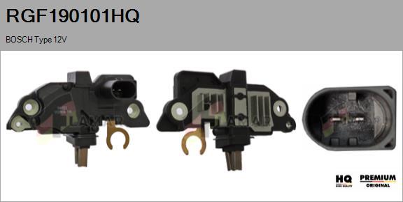 FLAMAR RGF190101HQ
 - Ģeneratora sprieguma regulators www.autospares.lv