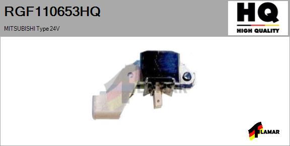 FLAMAR RGF110653HQ - Регулятор напряжения, генератор www.autospares.lv