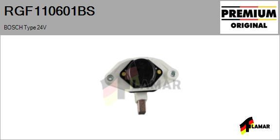 FLAMAR RGF110601BS - Регулятор напряжения, генератор www.autospares.lv