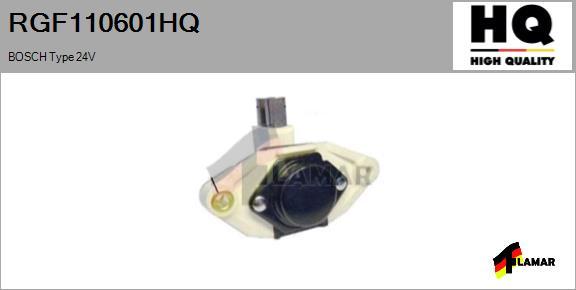 FLAMAR RGF110601HQ - Ģeneratora sprieguma regulators www.autospares.lv