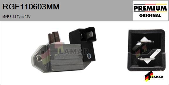 FLAMAR RGF110603MM - Регулятор напряжения, генератор www.autospares.lv