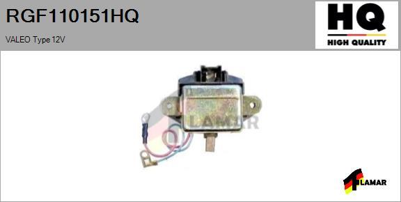 FLAMAR RGF110151HQ - Voltage regulator, alternator www.autospares.lv