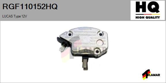 FLAMAR RGF110152HQ - Voltage regulator, alternator www.autospares.lv