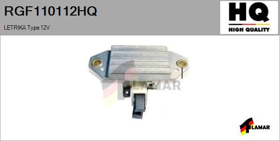 FLAMAR RGF110112HQ - Ģeneratora sprieguma regulators www.autospares.lv