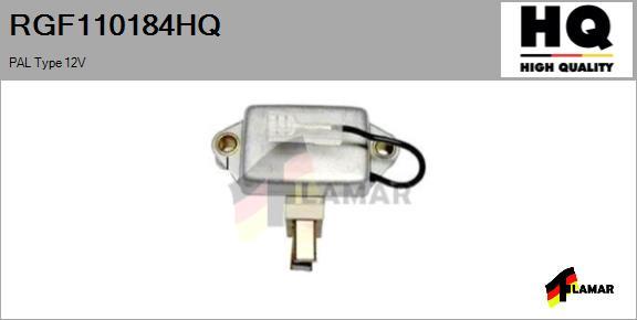 FLAMAR RGF110184HQ - Ģeneratora sprieguma regulators www.autospares.lv