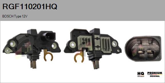 FLAMAR RGF110201HQ
 - Ģeneratora sprieguma regulators www.autospares.lv