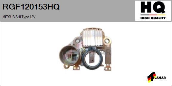 FLAMAR RGF120153HQ - Voltage regulator, alternator www.autospares.lv