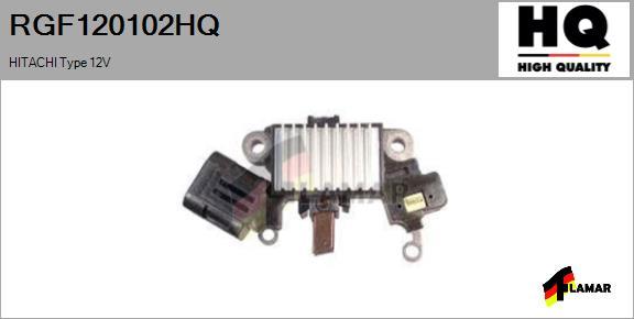 FLAMAR RGF120102HQ - Voltage regulator, alternator www.autospares.lv