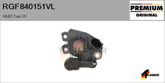 FLAMAR RGF840151VL - Регулятор напряжения, генератор www.autospares.lv