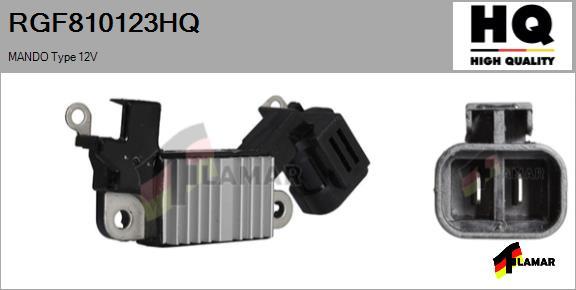 FLAMAR RGF810123HQ - Регулятор напряжения, генератор www.autospares.lv