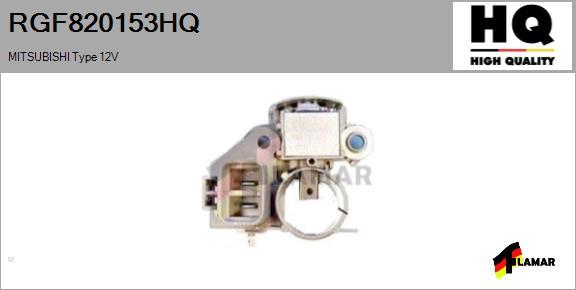 FLAMAR RGF820153HQ - Voltage regulator, alternator www.autospares.lv