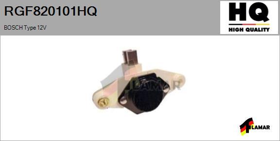 FLAMAR RGF820101HQ - Ģeneratora sprieguma regulators www.autospares.lv