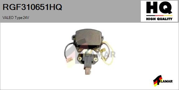 FLAMAR RGF310651HQ - Voltage regulator, alternator www.autospares.lv