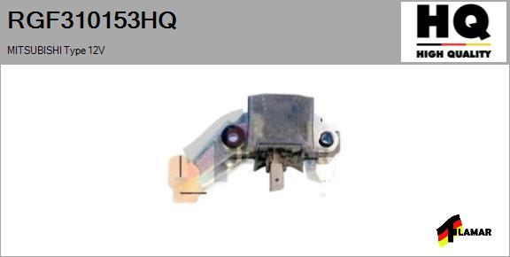 FLAMAR RGF310153HQ - Регулятор напряжения, генератор www.autospares.lv