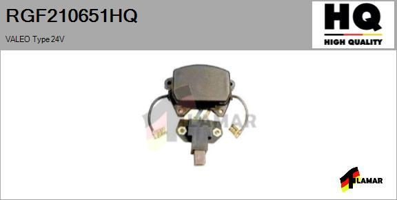 FLAMAR RGF210651HQ - Voltage regulator, alternator www.autospares.lv