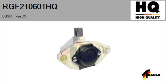 FLAMAR RGF210601HQ - Ģeneratora sprieguma regulators www.autospares.lv