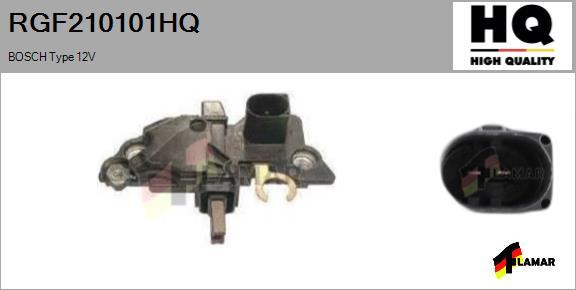 FLAMAR RGF210101HQ - Регулятор напряжения, генератор www.autospares.lv