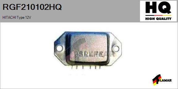 FLAMAR RGF210102HQ - Регулятор напряжения, генератор www.autospares.lv