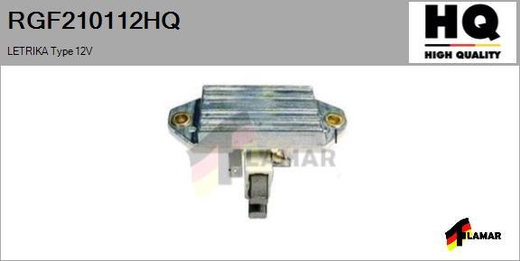 FLAMAR RGF210112HQ - Регулятор напряжения, генератор www.autospares.lv