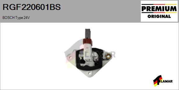 FLAMAR RGF220601BS - Ģeneratora sprieguma regulators autospares.lv