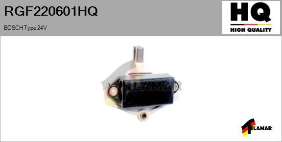 FLAMAR RGF220601HQ - Ģeneratora sprieguma regulators autospares.lv